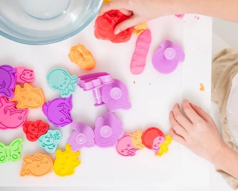 Misiolina - Masa plastyczna 60g + 1 foremka - niebieski