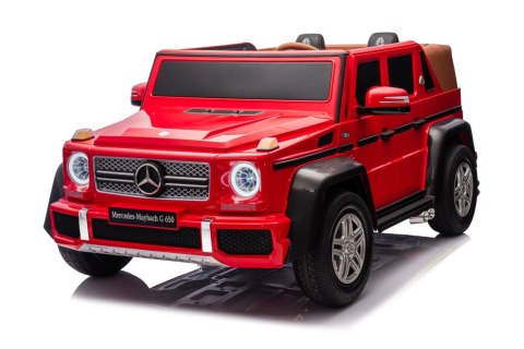 Pojazd Mercedes Benz MAYBACH G650 Czerwony
