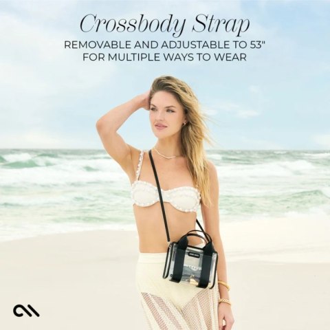 Case-Mate Micro Tote Bag - Wodoodporna torba na ramię (Midnight Black/Clear)