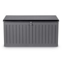 Skrzynia ogrodowa 109 x 51 x 55 cm 270 litrów szara