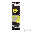 Lotki do Badmintona Nylonowe Żółte Wytrzymałe TALBOT TORRO SLOW 6 szt.