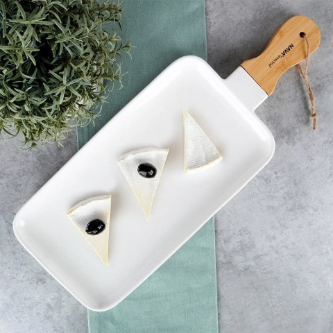 Talerz Taca do Serwowania Sałatek Przekąsek Porcelana NAVA 46 cm