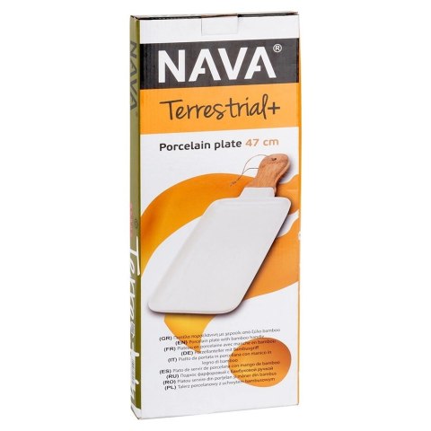 Talerz Taca do Serwowania Sałatek Przekąsek Porcelana NAVA 46 cm