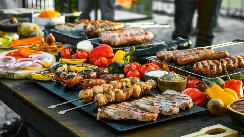 Teesa BBQ 5006 MASTER grill gazowy - 5 palników- miejsce na butlę