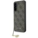Guess 4G Charms Collection - Etui do Samsung Galaxy A36 5G (brązowy)