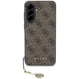 Guess 4G Charms Collection - Etui do Samsung Galaxy A56 5G (brązowy)