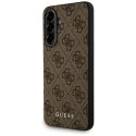 Guess 4G Metal Gold Logo - Etui do Samsung Galaxy A36 5G (brązowy)