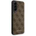 Guess 4G Metal Gold Logo - Etui do Samsung Galaxy A36 5G (brązowy)