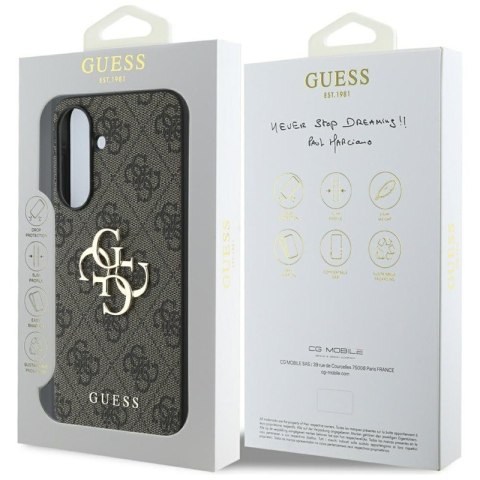 Guess Big 4G Logo Classic Logo - Etui do Samsung Galaxy A36 5G (brązowy)