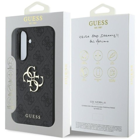 Guess Big 4G Logo Classic Logo - Etui do Samsung Galaxy A36 5G (czarny)