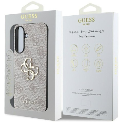 Guess Big 4G Logo Classic Logo - Etui do Samsung Galaxy A36 5G (różowy)
