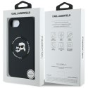 Karl Lagerfeld Silicone Karl & Choupette Heads MagSafe - Etui do iPhone 16e (czarny)