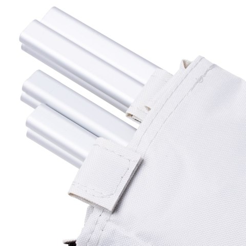 Potrójny kosz na bieliznę / bieliznę - biały