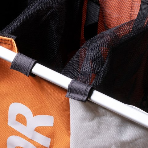 Potrójny kosz na bieliznę / bieliznę - biały