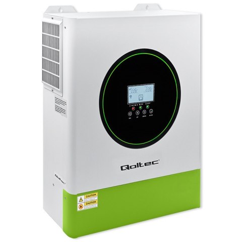 Qoltec Hybrydowy inwerter solarny Off-Grid 11000W | 160A | 48V | MPPT | BMS | Sinus | opcja Wi-Fi | Power Factor 1.0