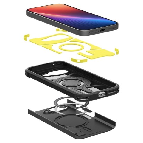 Spigen Tough Armor Mag MagSafe - Etui do Google Pixel 9a (Czarny)