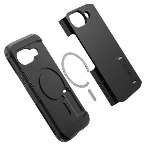 Spigen Tough Armor Mag MagSafe - Etui do Google Pixel 9a (Czarny)