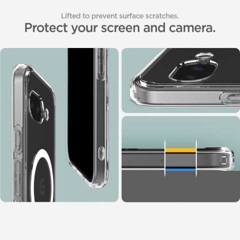 Spigen Ultra Hybrid Mag MagSafe - Etui do Google Pixel 9a (Biały)