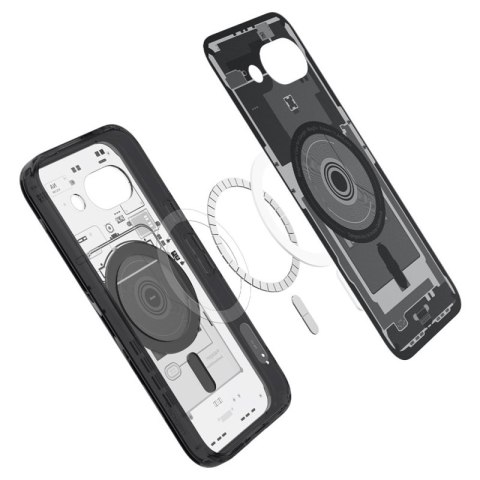 Spigen Ultra Hybrid Mag MagSafe - Etui do Google Pixel 9a (Zero One Black)