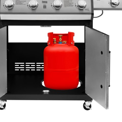 Teesa BBQ 5006 MASTER grill gazowy - 5 palników- miejsce na butlę