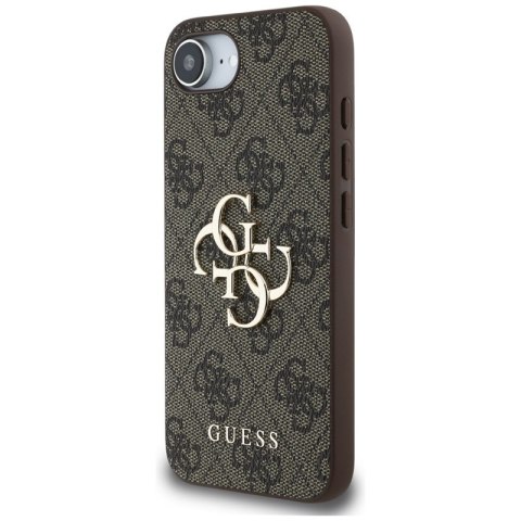 Guess 4G Big Logo - Etui do iPhone 16e (brązowy)