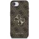 Guess 4G Big Logo - Etui do iPhone 16e (brązowy)