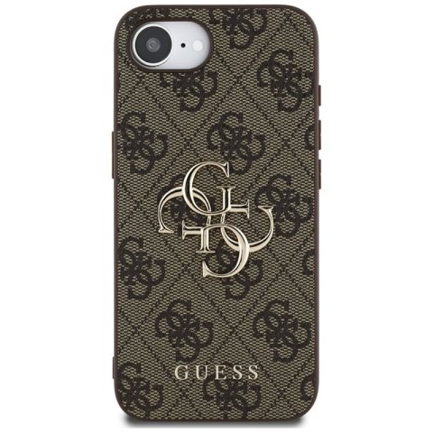 Guess 4G Big Logo - Etui do iPhone 16e (brązowy)