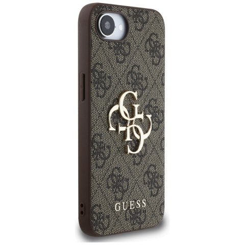 Guess 4G Big Logo - Etui do iPhone 16e (brązowy)