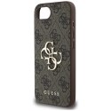 Guess 4G Big Logo - Etui do iPhone 16e (brązowy)