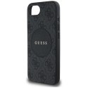 Guess 4G Circle Classic Logo MagSafe - Etui do iPhone 16e (czarny)