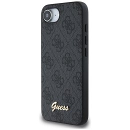 Guess 4G Script Logo MagSafe - Etui do iPhone 16e (czarny)