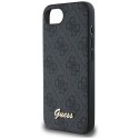 Guess 4G Script Logo MagSafe - Etui do iPhone 16e (czarny)