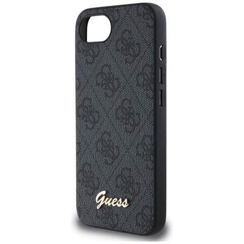 Guess 4G Script Logo MagSafe - Etui do iPhone 16e (czarny)