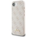 Guess 4G Script Logo MagSafe - Etui do iPhone 16e (różowy)