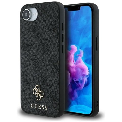 Guess 4G Small 4G and Classic MagSafe - Etui do iPhone 16e (czarny)