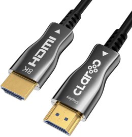 Kabel HDMI Claroc optyczny HDMI 2.1 AOC 8K 120Hz 10m
