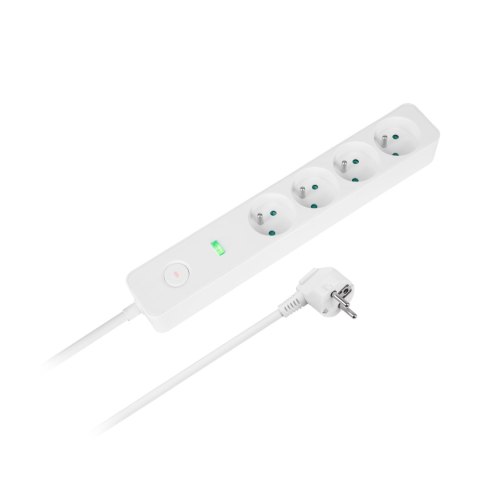 Przedłużacz sieciowy Rebel 4 gniazda z wyłącznikiem - 3m.