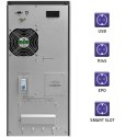 Qoltec Zasilacz awaryjny UPS On-line | Pure Sine Wave | 6kVA | 4.8kW | LCD | USB