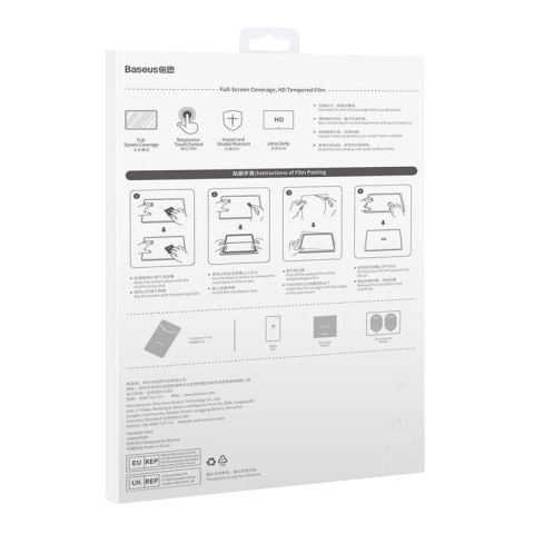 Szkło hartowane Baseus Crystal 0.3mm do tabletu Huawei MatePad/MatePad Pro 10.8"