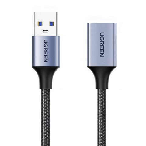 UGREEN US115 Przedłużacz USB 3.0, męski USB do żeński USB, 2m (czarny)