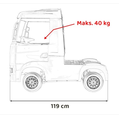 Pojazd Scania R-SERIE Biały