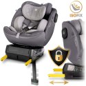 Fotelik samochodowy Nukido Prestige Line szary 0-36 kg ISOFIX