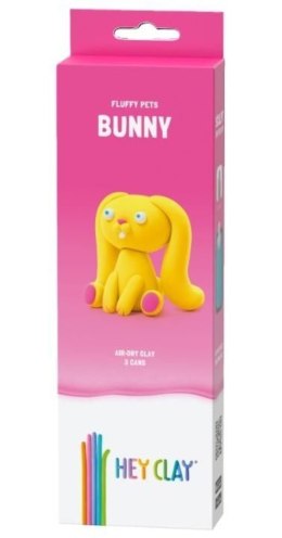 Hey Clay: Fig Puchate Zwierzaki Królik 3pak cee