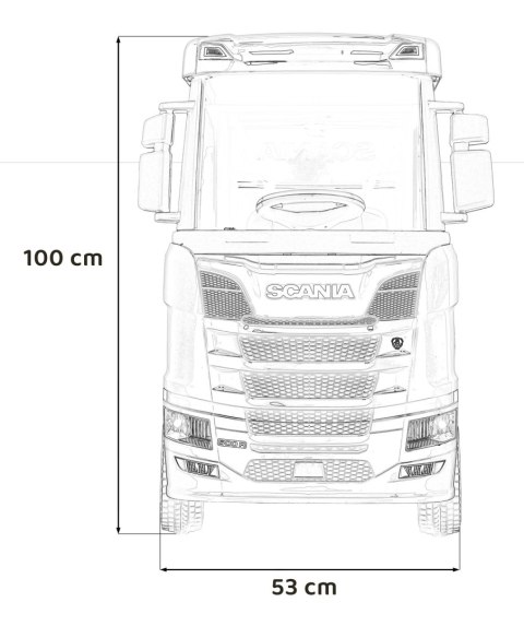 Pojazd Scania R-SERIE Różowy