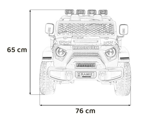 Pojazd Off Road MONSTER Zielony