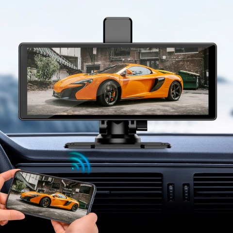 Stacja multimedialna 10" Android Auto Apple Carplay z DVR i kamerą cofania Kruger&Matz