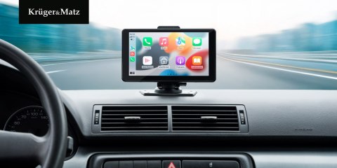Stacja multimedialna 7" Android Auto Apple Carplay z kamerą cofania Kruger&Matz