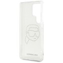 Karl Lagerfeld Rhinestones Karl Head Logo - Etui Samsung Galaxy S25 Ultra (przezroczysty)