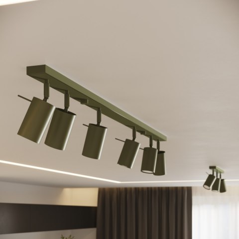 Kinkiet RING zielony oliwkowy