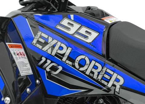 Pojazd Quad Spalinowy 110CC EXPLORER Niebieski